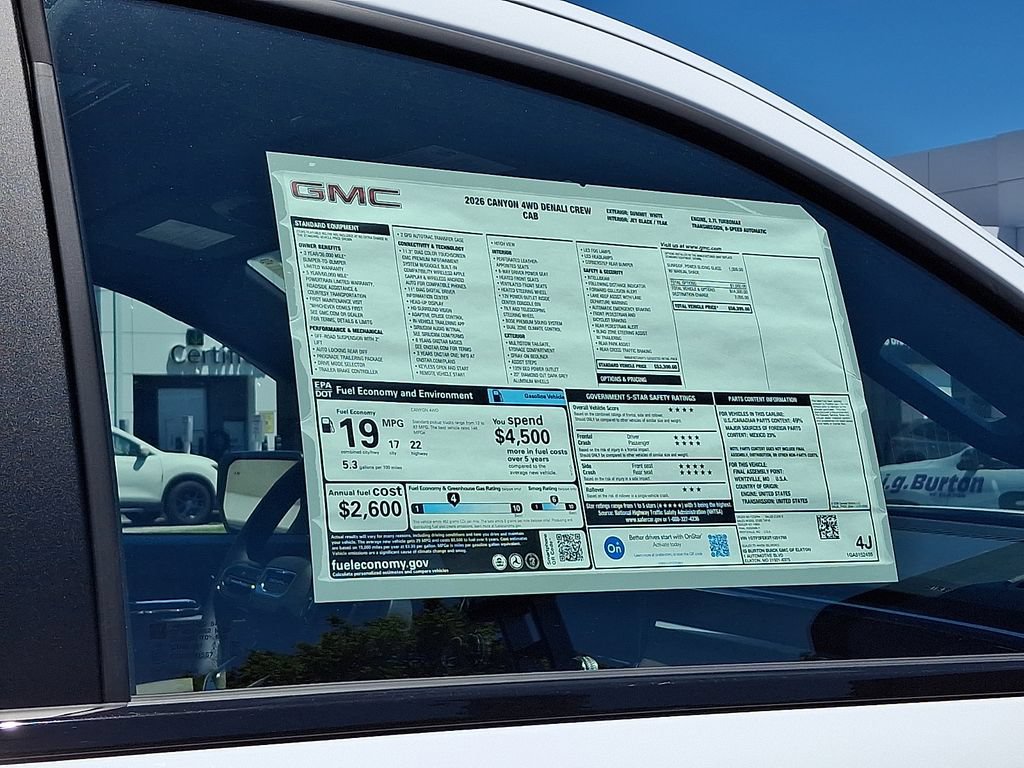 New 2026 GMC Canyon Denali AWD/4WD image 19