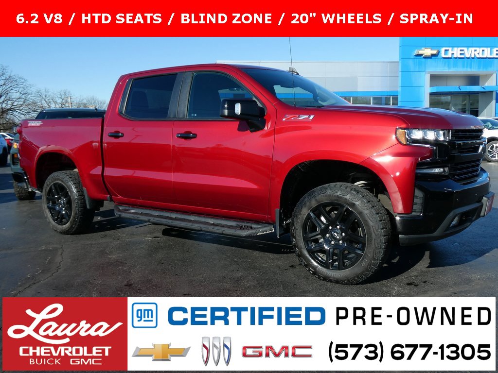 Certified 2022 Chevrolet Silverado 1500 LT Trail Boss w/ Safety Package