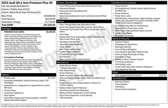 Used 2023 Audi Q4 e-tron Premium Plus w/ Premium Plus image 20