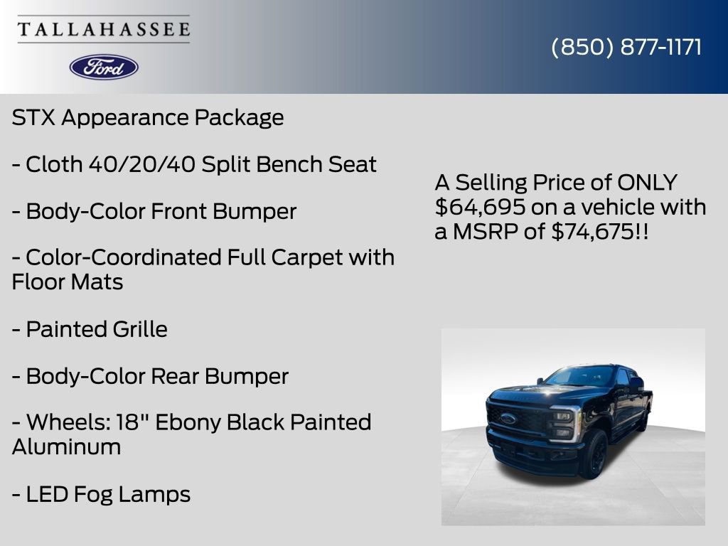 New 2026 Ford F250 XL w/ STX Appearance Package AWD/4WD image 13