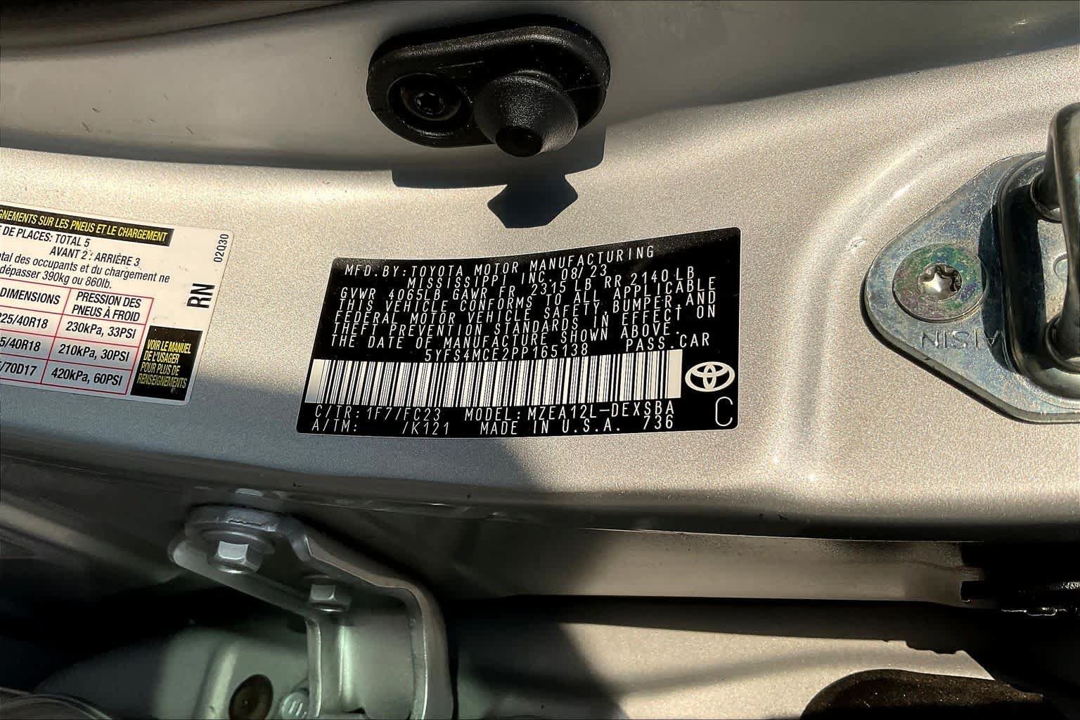 Used 2023 Toyota Corolla SE FWD image 32