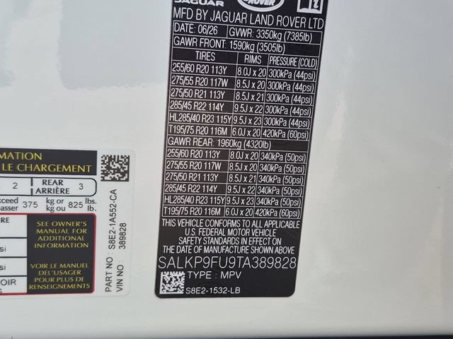 New 2026 Land Rover Range Rover SE AWD/4WD image 21