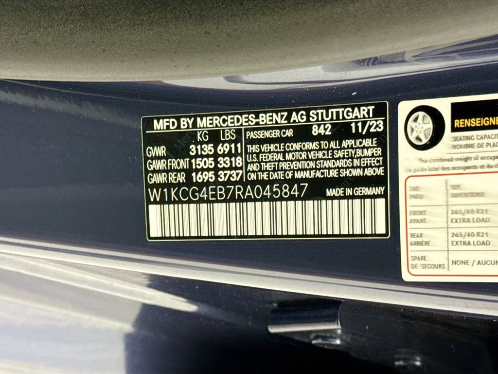 Certified 2024 Mercedes-Benz EQS 580 4MATIC Sedan image 33