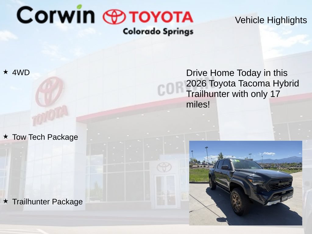 Used 2026 Toyota Tacoma 4x4 Double Cab Hybrid w/ Tow Tech Package image 7
