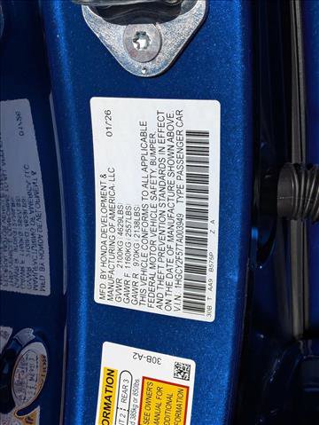 New 2026 Honda Accord Sport image 17