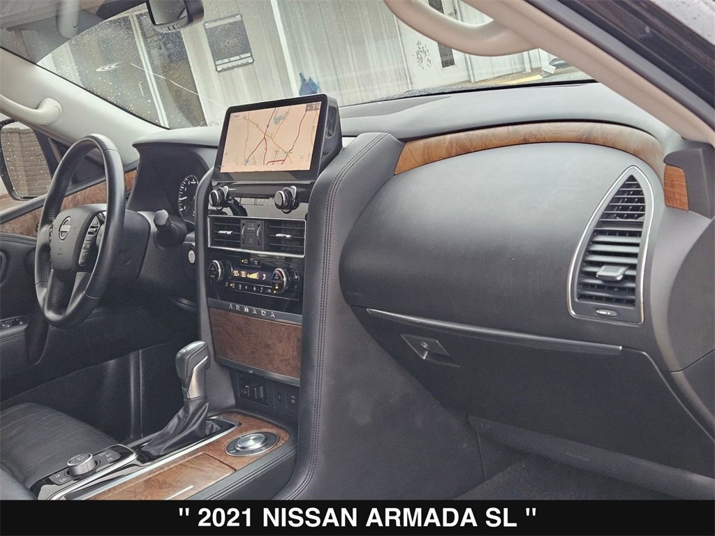 Used 2021 Nissan Armada SL w/ Captain's Chairs Package image 32