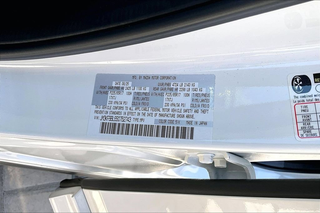 Certified 2025 MAZDA CX-5 AWD 2.5 S w/ Select Package image 17