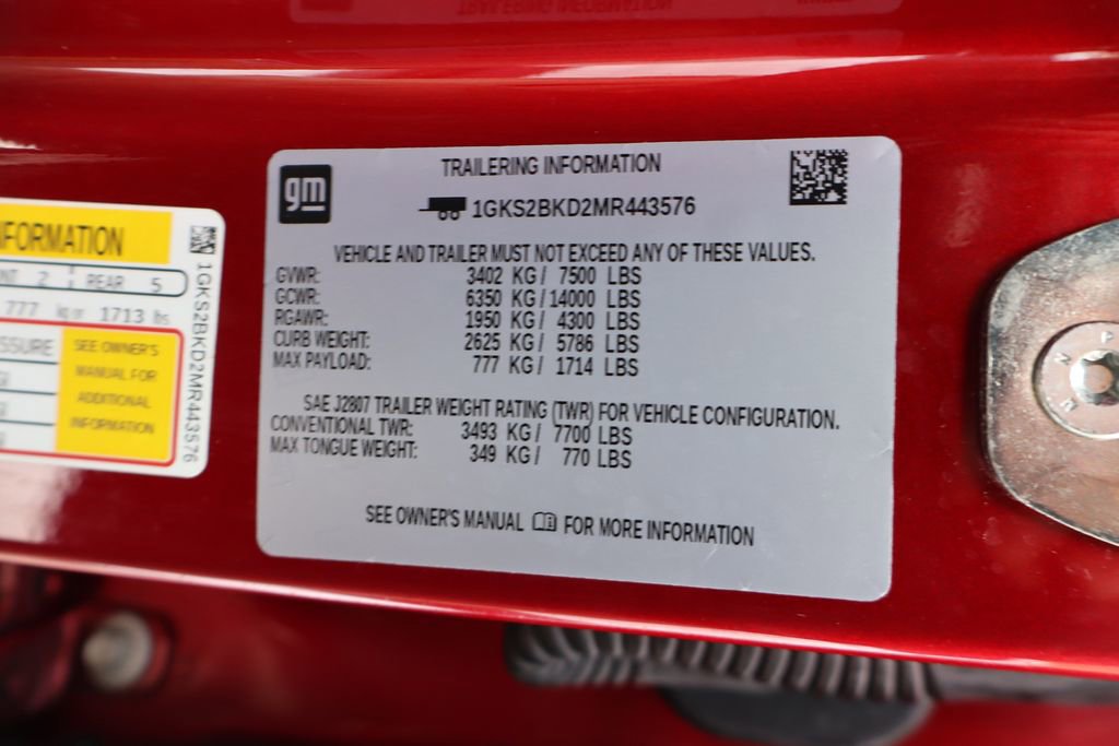 Used 2021 GMC Yukon SLT w/ Rear Media and Nav Package image 55