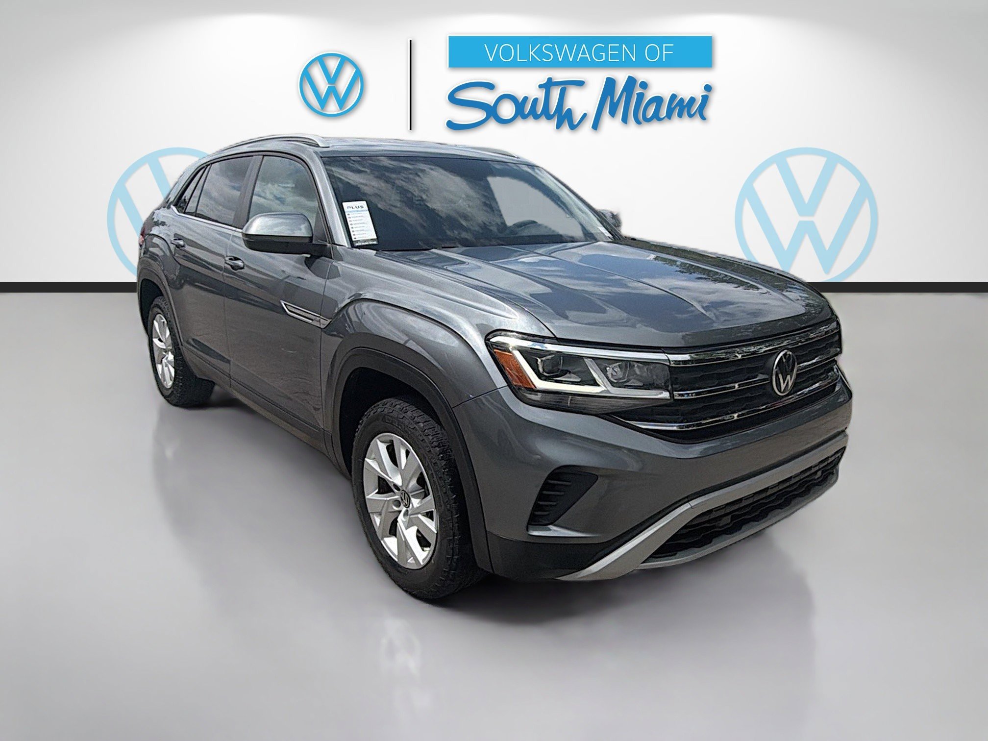 Certified 2021 Volkswagen Atlas Cross Sport S FWD image 1