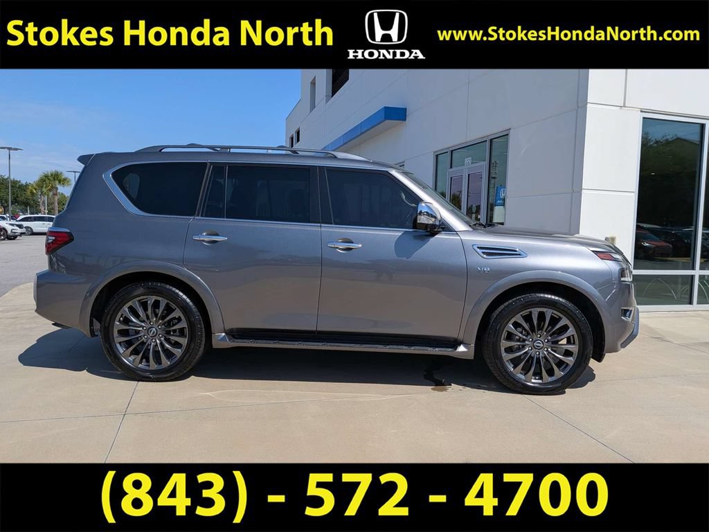 Used 2022 Nissan Armada Platinum w/ Captain's Chairs Package RWD image 3