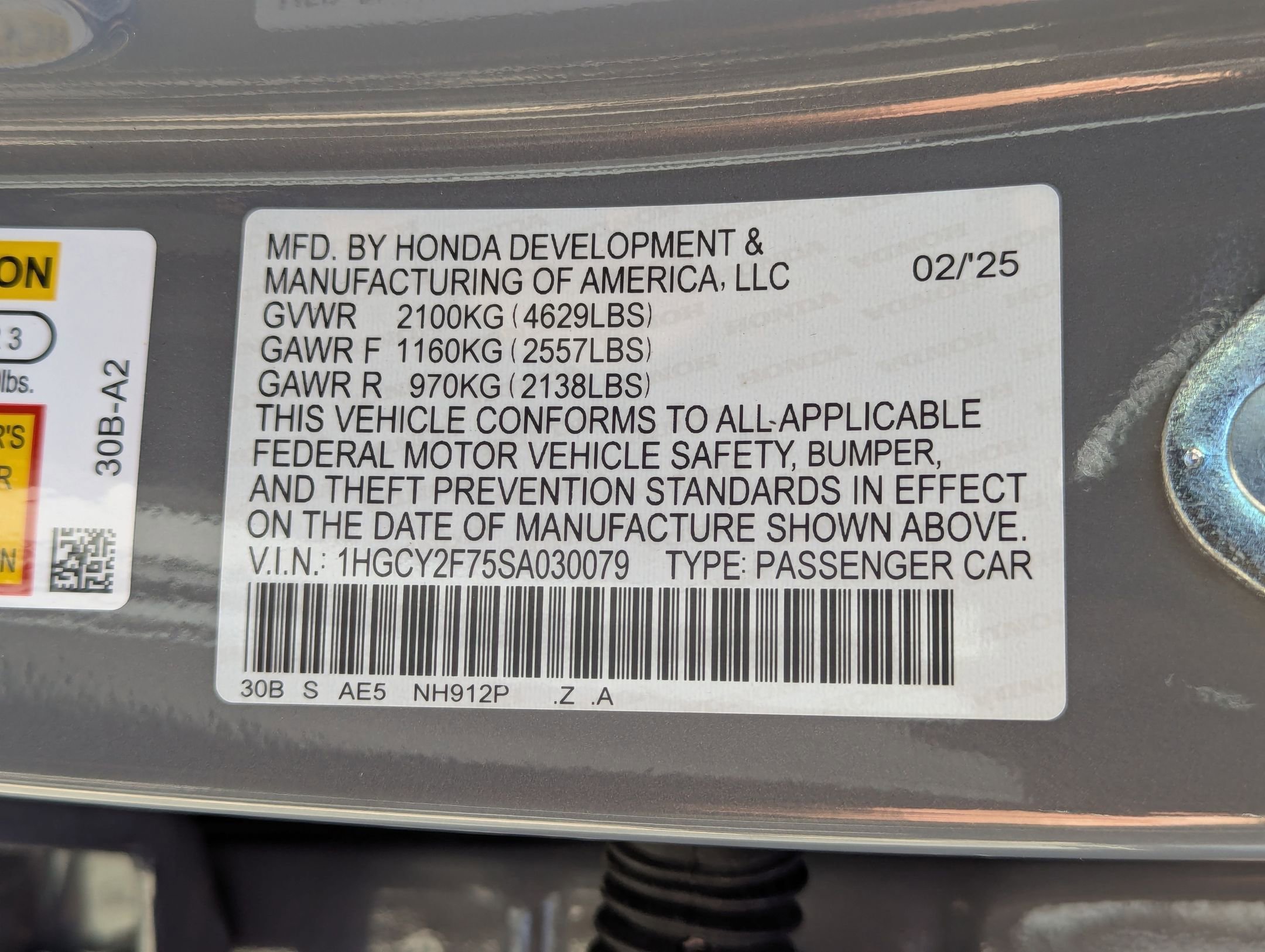 Used 2025 Honda Accord Sport image 33