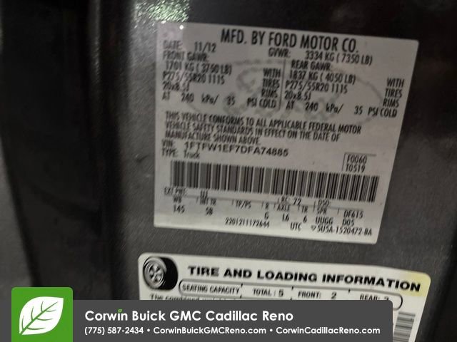 Used 2013 Ford F150 FX4 w/ Luxury Equipment Group image 31