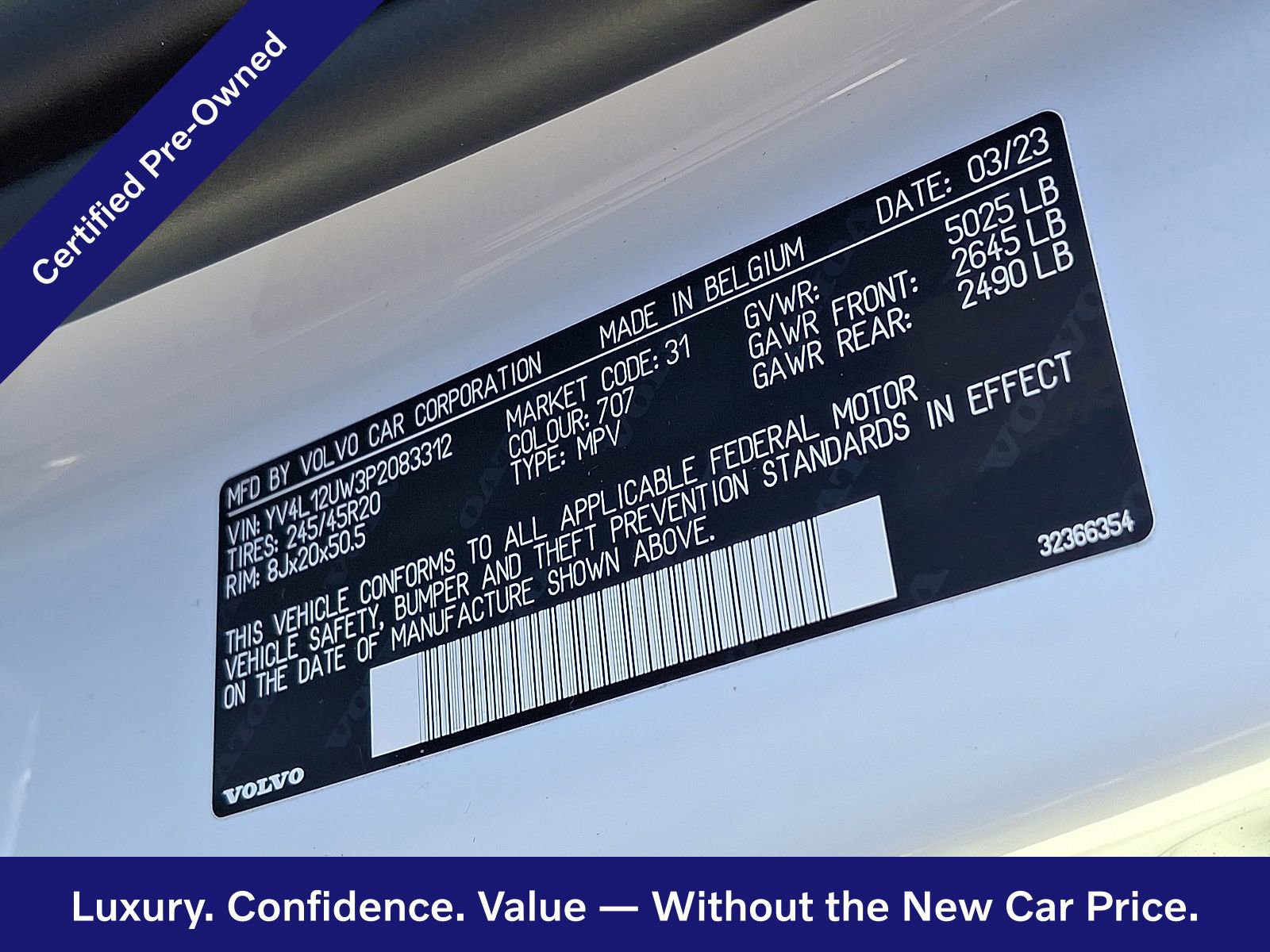 Certified 2023 Volvo XC40 B5 Plus w/ Protection Package Premier image 29