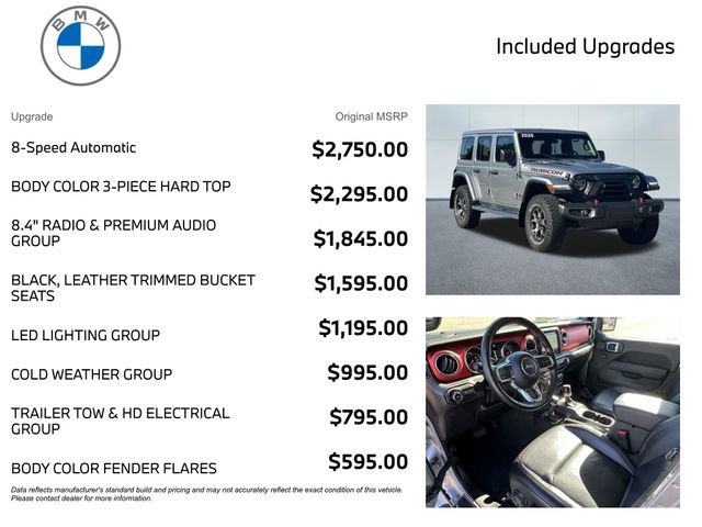 Used 2020 Jeep Wrangler Unlimited Rubicon AWD/4WD image 3