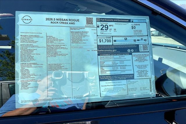 New 2026 Nissan Rogue SV w/ Rock Creek Premium Package AWD/4WD image 12