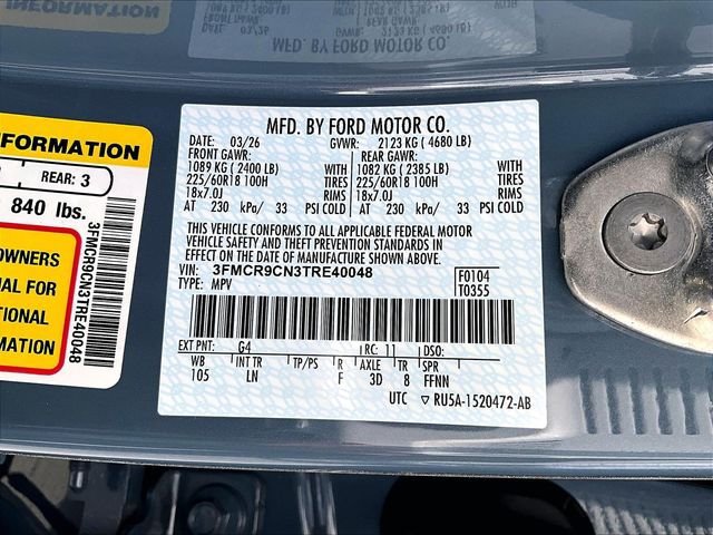 New 2026 Ford Bronco Sport Outer Banks w/ Outer Banks Tech Package+ AWD/4WD image 14