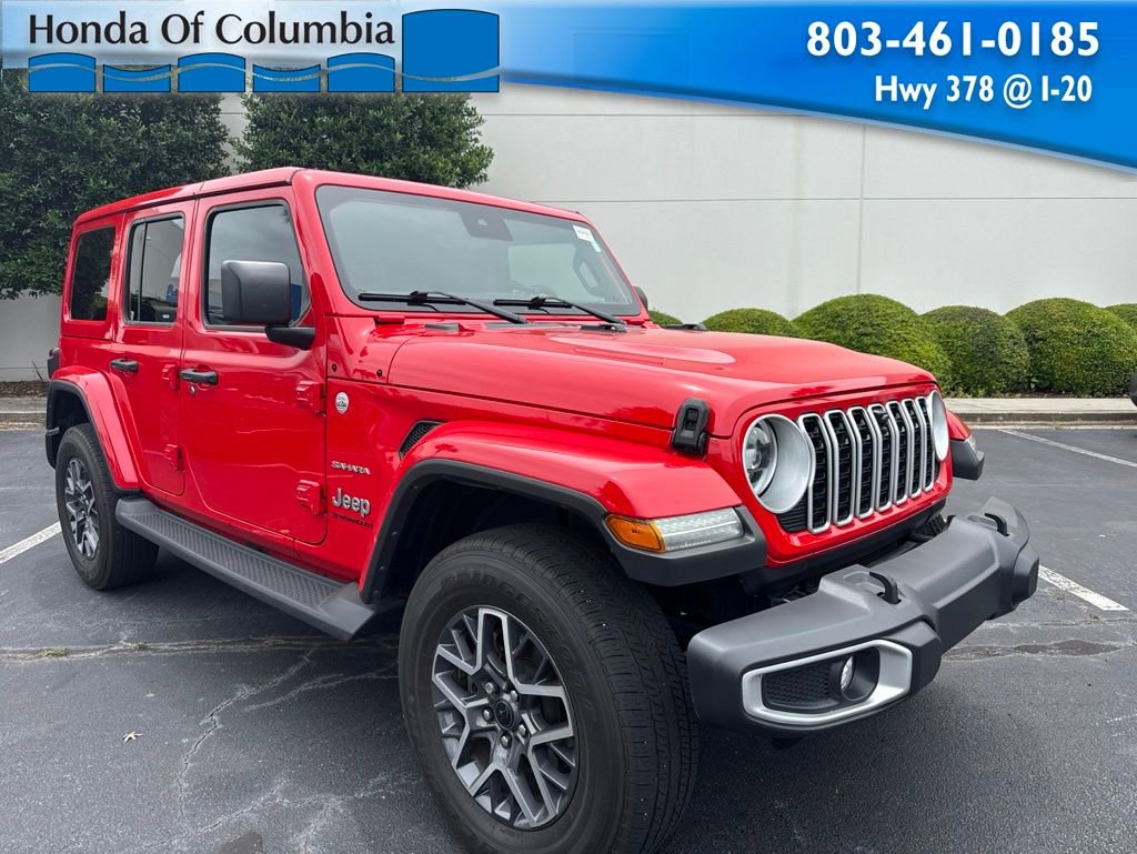 Used 2024 Jeep Wrangler Unlimited Sahara w/ Technology Group