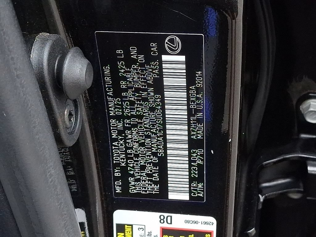 Certified 2025 Lexus ES 300h w/ Premium Package FWD image 28