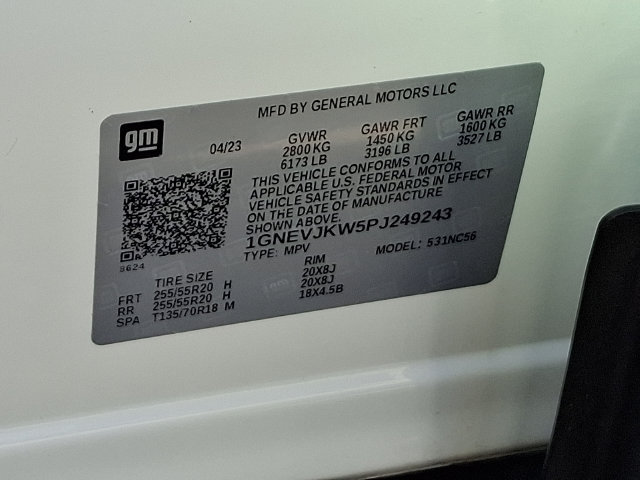 Used 2023 Chevrolet Traverse RS w/ LPO, Floor Liner Package AWD/4WD image 30