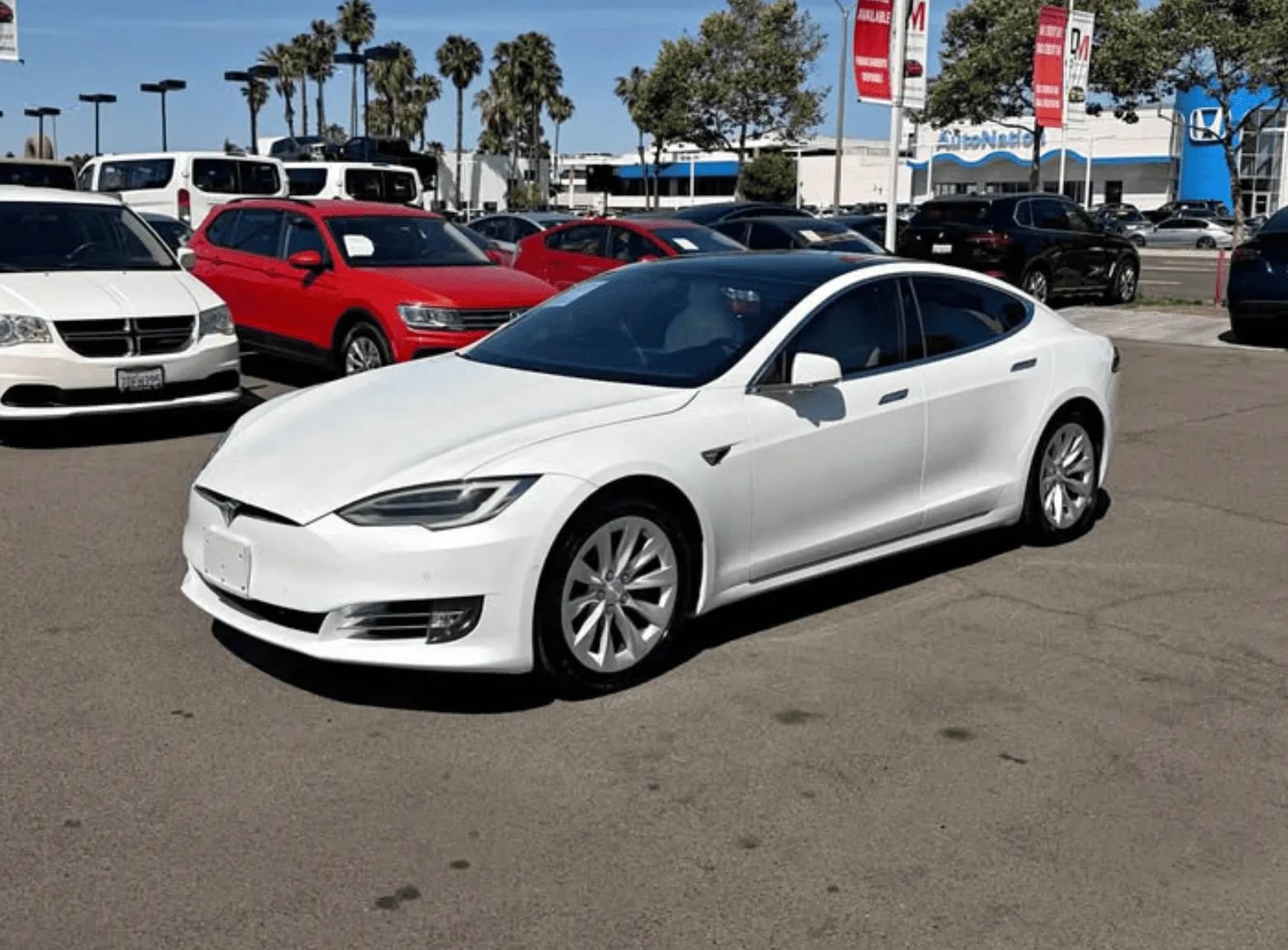 Used 2019 Tesla Model S 75D AWD/4WD image 2