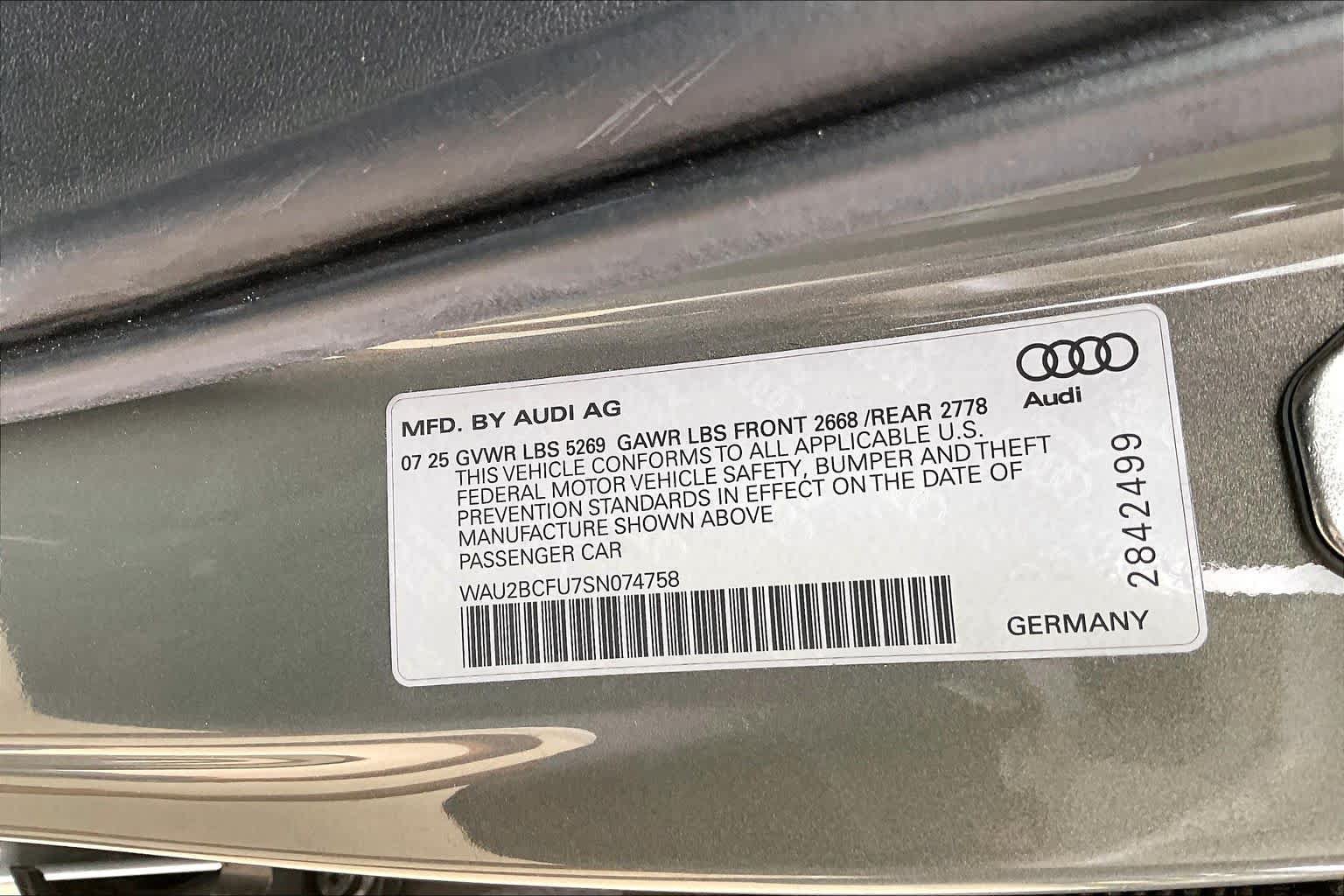 Certified 2025 Audi A5 2.0T Premium Plus AWD/4WD image 35