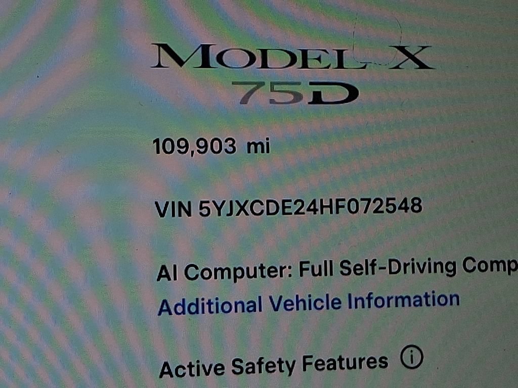 Used 2017 Tesla Model X 75D AWD/4WD image 20