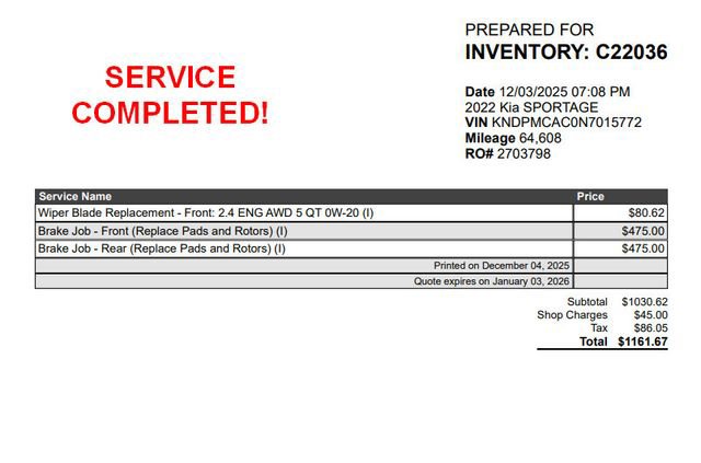 Used 2022 Kia Sportage LX image 12