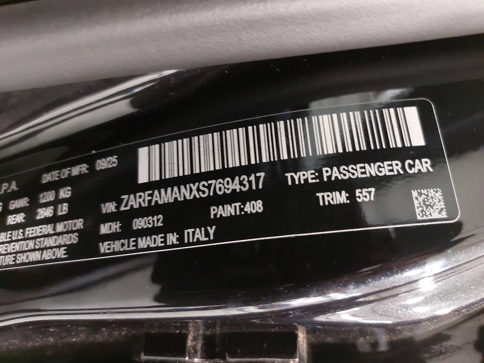 New 2025 Alfa Romeo Giulia w/ Veloce Package Rwd image 37