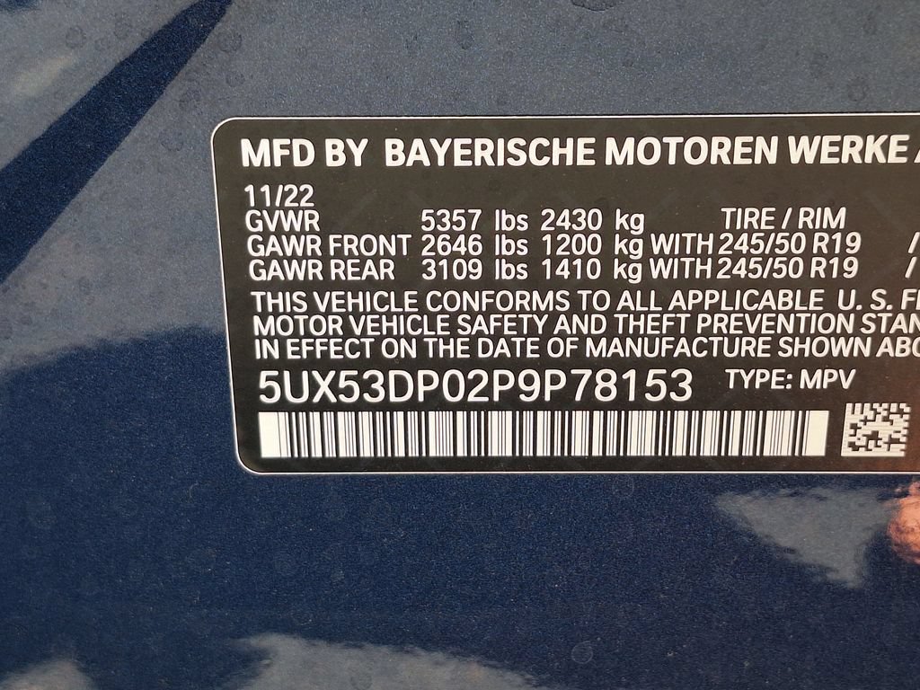 Used 2023 BMW X3 xDrive30i w/ Convenience Package AWD/4WD image 30