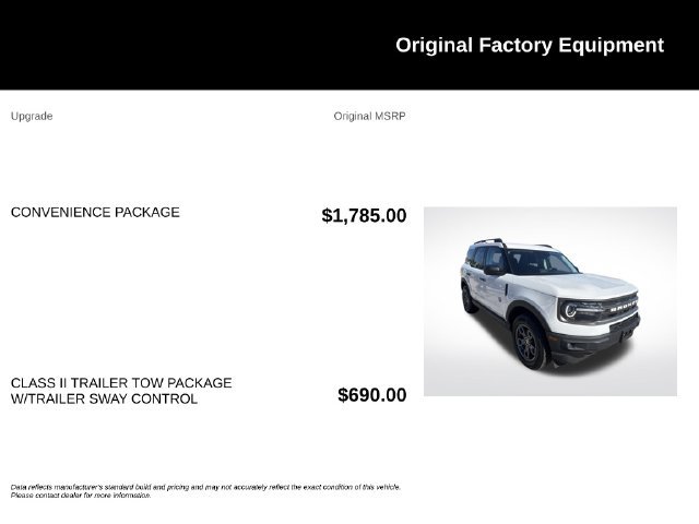 Used 2023 Ford Bronco Sport Big Bend w/ Convenience Package AWD/4WD image 9