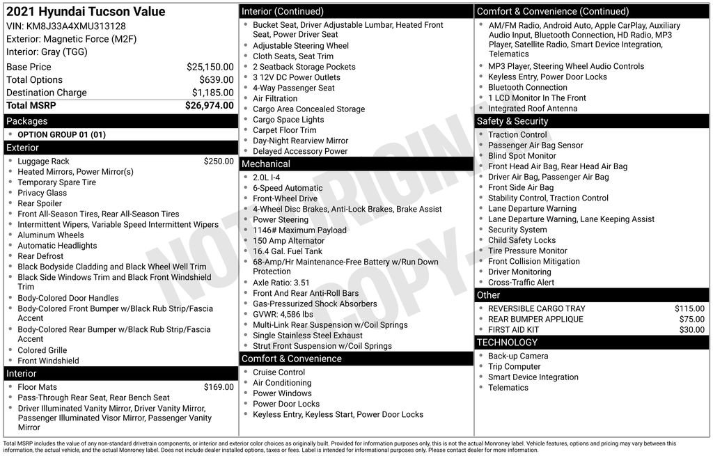 Used 2021 Hyundai Tucson Value image 7