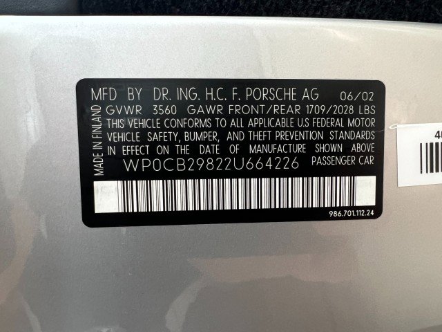 Used 2002 Porsche Boxster S image 29