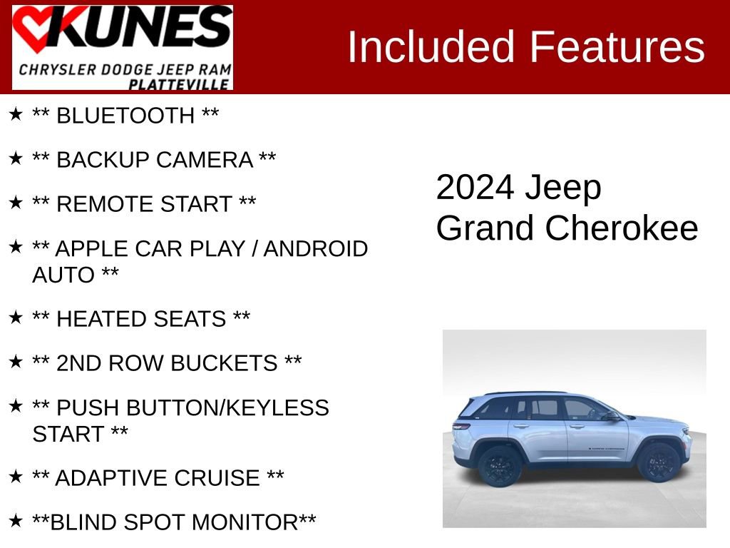 Used 2024 Jeep Grand Cherokee Altitude AWD/4WD image 2