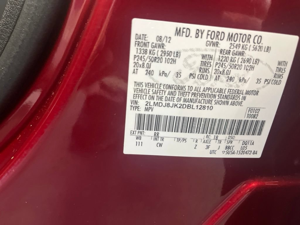 Used 2013 Lincoln MKX AWD image 4
