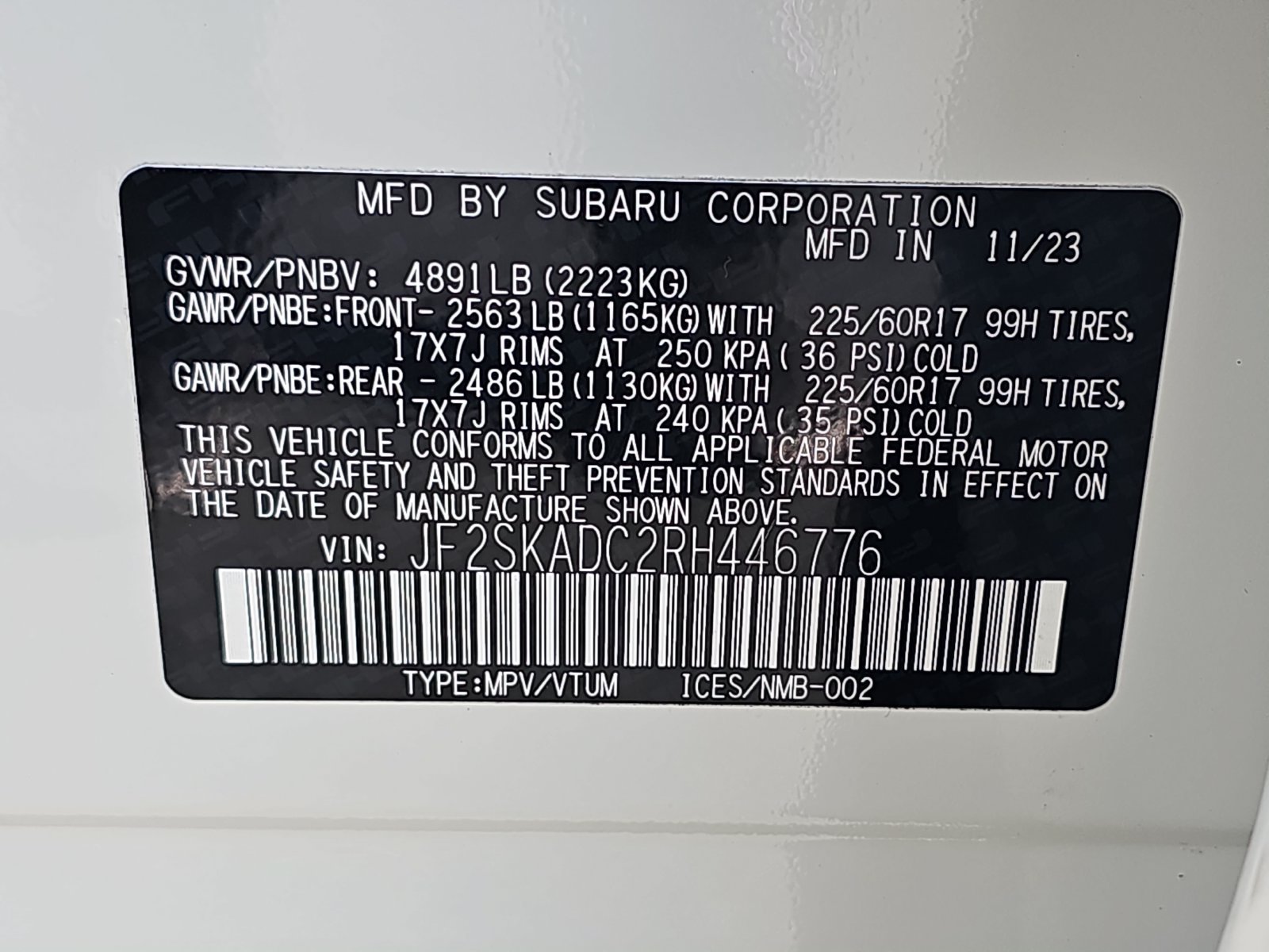 Certified 2024 Subaru Forester Premium AWD/4WD image 39