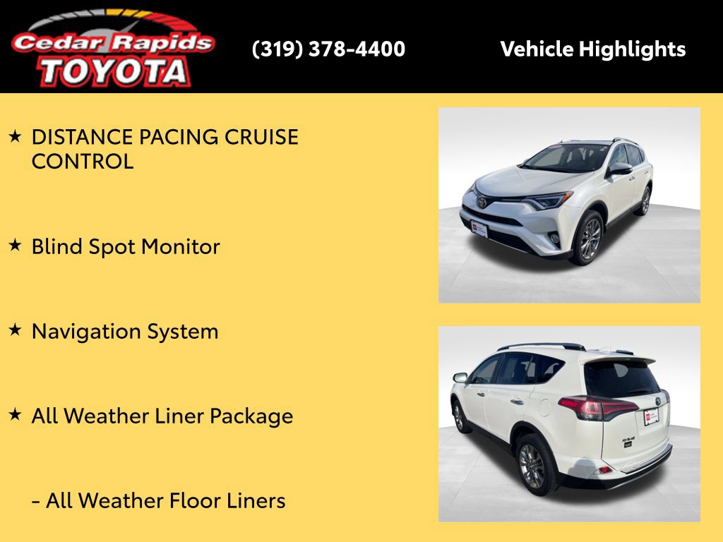 Certified 2017 Toyota RAV4 Limited w/ Advanced Technology Package AWD/4WD image 27