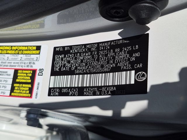 Used 2024 Lexus ES 300h w/ Accessory Package (Z1) FWD image 36