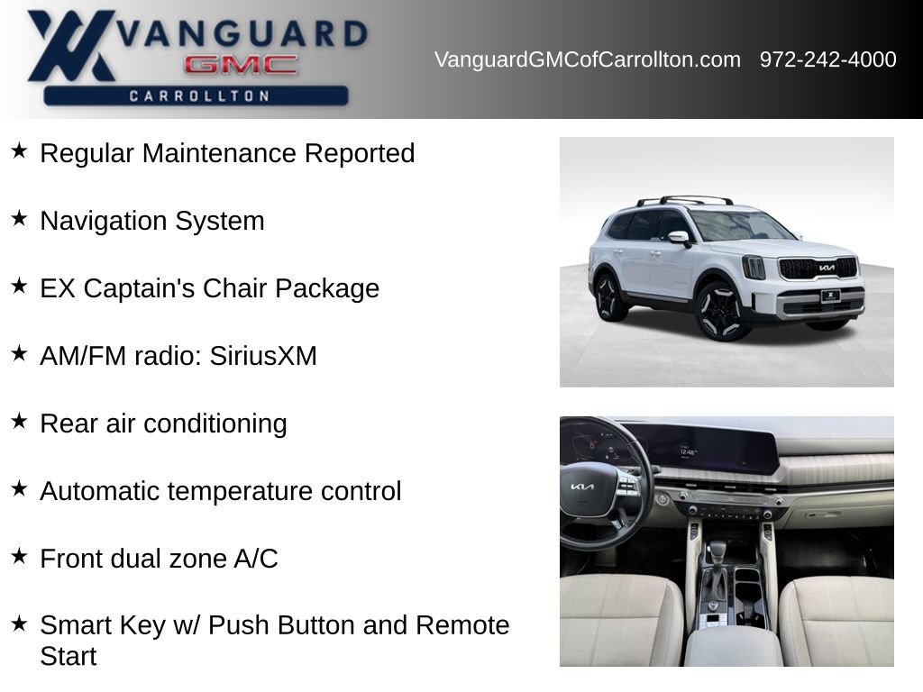 Used 2023 Kia Telluride EX w/ EX Captain's Chair Package FWD image 6