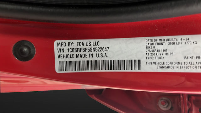 Used 2025 RAM 1500 Big Horn AWD/4WD image 27