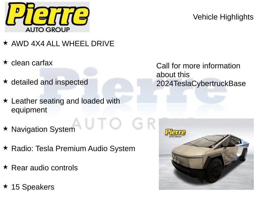 Used 2024 Tesla Cybertruck AWD Crew Cab image 7
