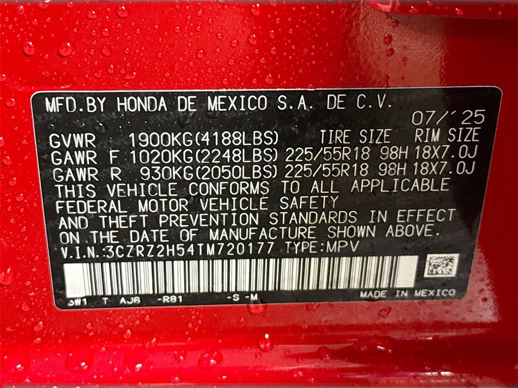 New 2026 Honda HR-V Sport image 29