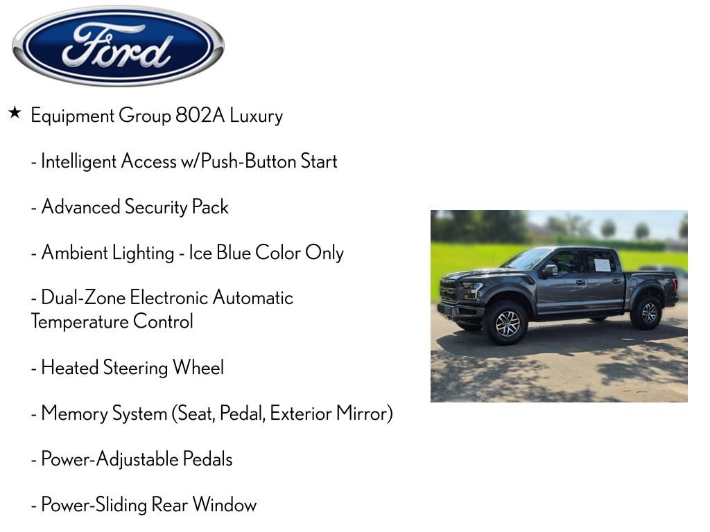 Used 2018 Ford F150 Raptor w/ Equipment Group 802A Luxury AWD/4WD image 13