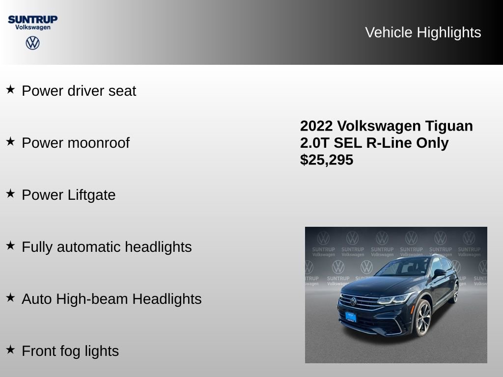 Used 2022 Volkswagen Tiguan SEL R-Line image 15