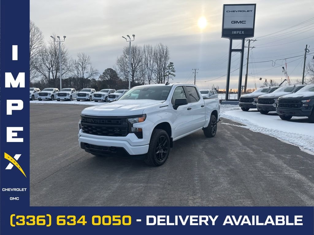Used 2025 Chevrolet Silverado 1500 Custom w/ Turbomax Blackout Package