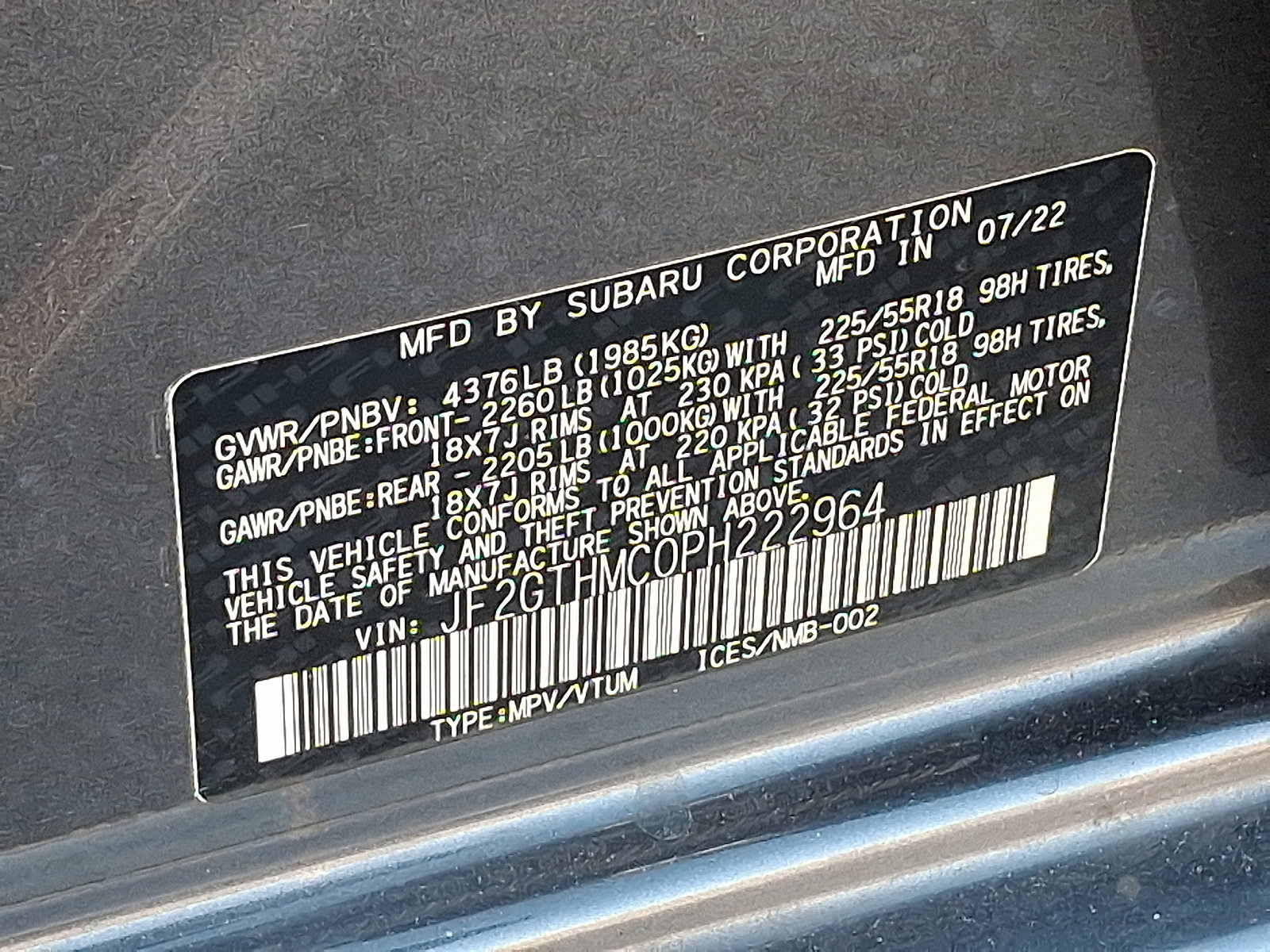 Used 2023 Subaru Crosstrek 2.5i Limited w/ Moonroof Package image 28