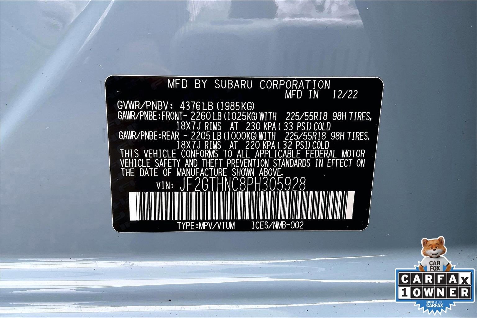 Certified 2023 Subaru Crosstrek 2.5i Limited image 33