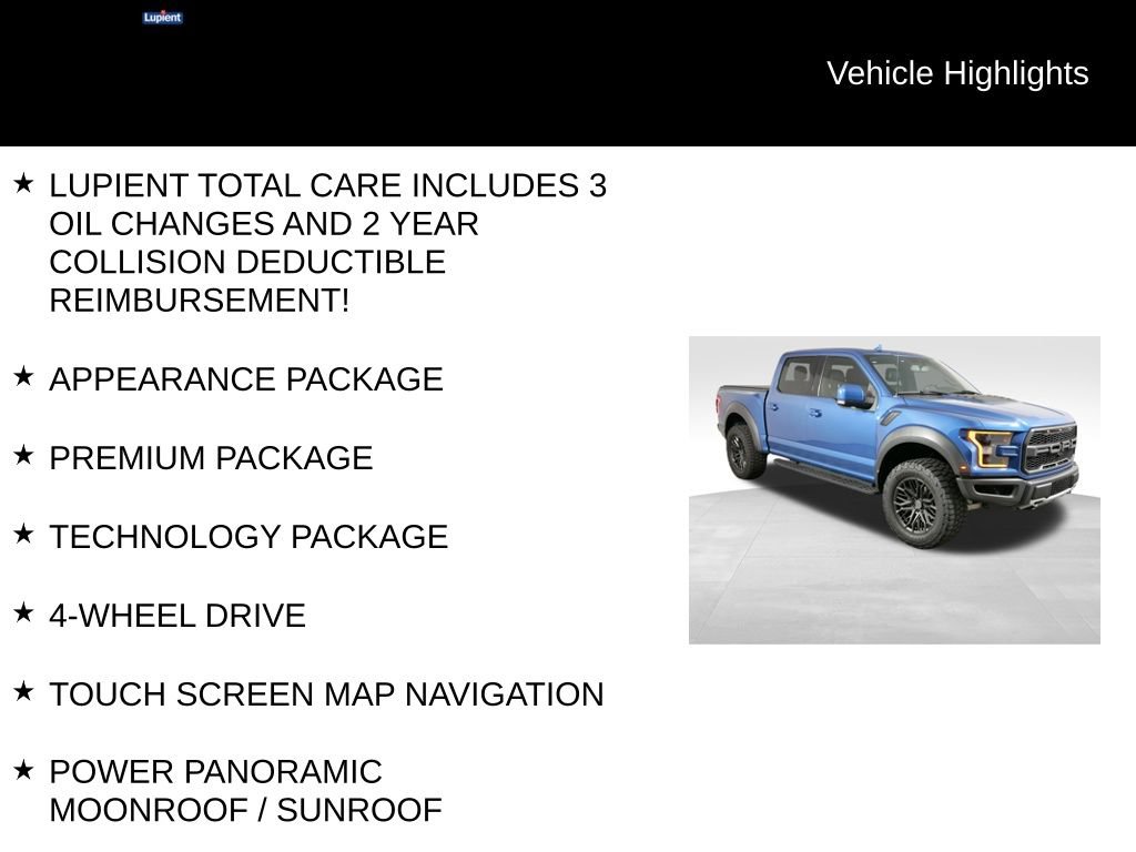 Used 2019 Ford F150 Raptor w/ Equipment Group 802A Luxury AWD/4WD image 7