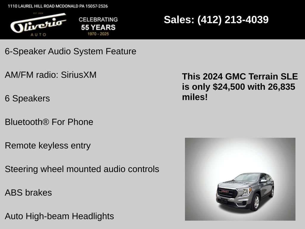 Used 2024 GMC Terrain SLE image 10