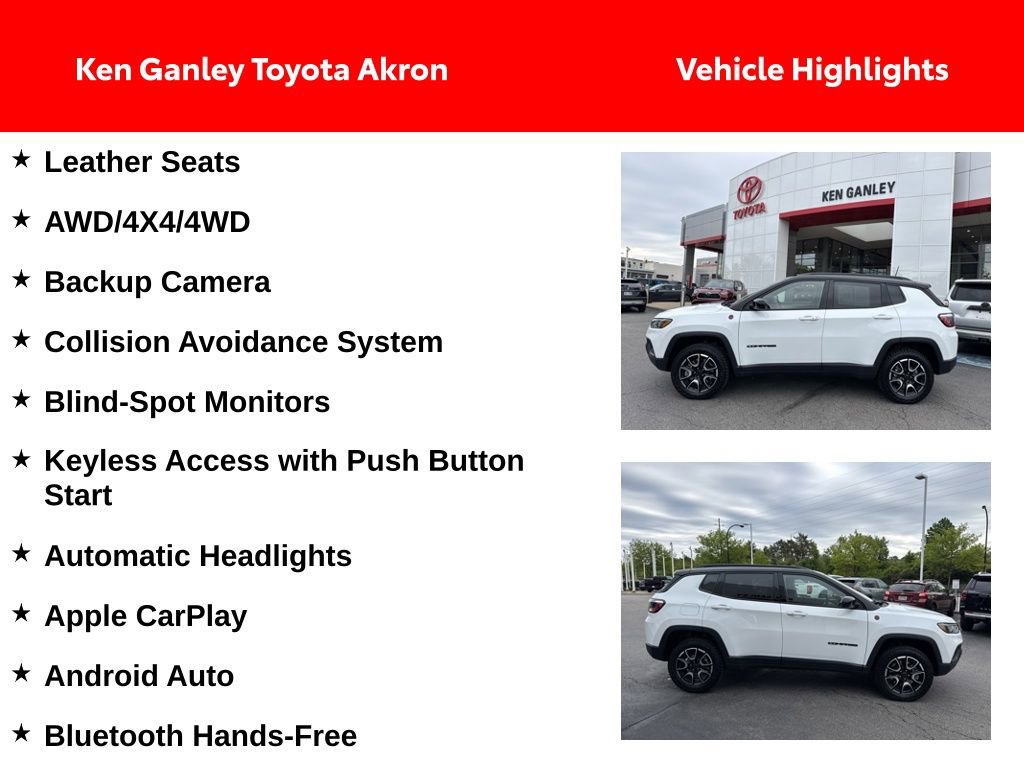 Used 2025 Jeep Compass Trailhawk AWD/4WD image 2