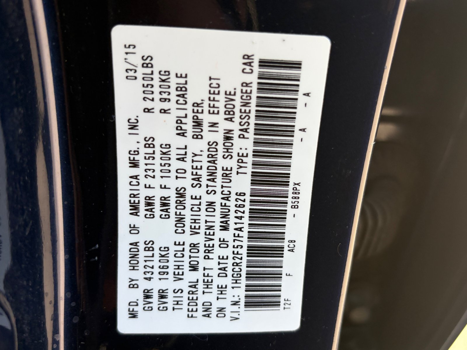 Used 2015 Honda Accord Sport image 34